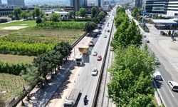 İSTANBUL YOLU'NDA ASFALT ÇALIŞMASI