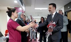 Sağlık emekçilerine anlamlı ziyaret