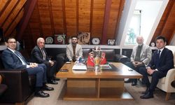 Enes Çelik, Başkan Özdemir'i ağırladı