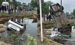 OTOMOBİL ULUABAT GÖLÜ'NE UÇTU!