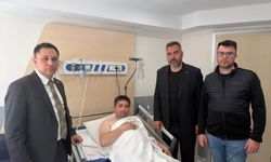 Elektrik akımına kapılan Akar'a ziyaret