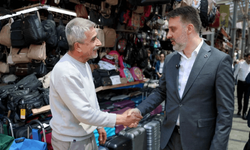 Başkan Vekili Biba'dan şehitlik ve esnaf ziyareti