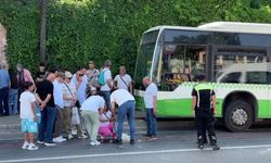 BURSA'DA ANNE VE BEBEĞİNE OTOBÜS ÇARPTI!