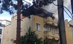BURSA'DA ÇATI YANGINI