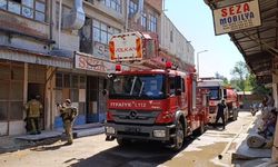 MOBİLYA İMALATHANESİNDE YANGIN!