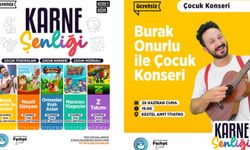Kestel'den çocuklara karne hediyesi