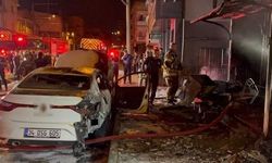 DEPO VE OTOMOBİL YANGINDA KÜL OLDU!