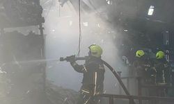 BURSA'DA KUMAŞ FABRİKASINDA YANGIN