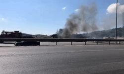 BURSA'DA TIR ALEVLERE TESLİM OLDU