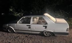ÇALINAN OTOMOBİL ORMANDA BULUNDU!