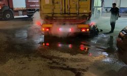 YANAN TIR'I 10 KİLOMETRE SÜRDÜ!