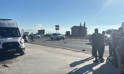 PETROLE GİRMEK İÇİN YAVAŞLADI, MİNİBÜS ÇARPTI!
