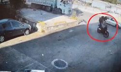 DUVARA ÇARPAN MOTOSİKLETLİ CAN VERDİ!