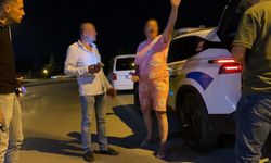 ALKOLLÜ SÜRÜCÜDEN SKANDAL HAREKET!