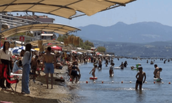 SICAK HAVA BURSA'DA SAHİLLERİ DOLDURDU