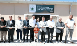 O MAHALLE ÇOK AMAÇLI SALONUNA KAVUŞTU