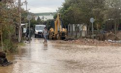MUDANYA'DA SAĞANAK SONRASI GÖLE DÖNDÜ