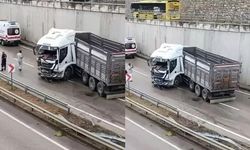 KONTROLDEN ÇIKAN TIR MAKASLADI!