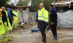 Sağanak sonrası Başkan Dalgıç'tan yerinde takip