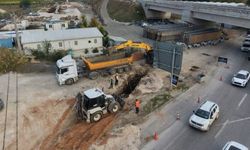 BURSA'DA ALTYAPI MESAİSİ SÜRÜYOR