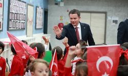 Osmangazi'de miniklerin Cumhuriyet sevinci