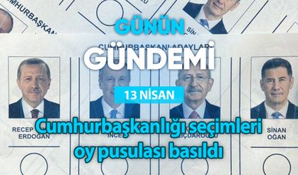 Günün Gündemi (13 Nisan 2023 Perşembe)