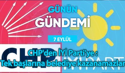 Günün Gündemi (7 Eylül 2023 Perşembe)