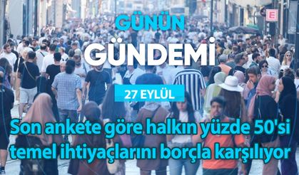 Günün Gündemi (27 Eylül 2023 Çarşamba)