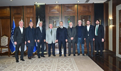 Bursaspor'dan Başkan Aktaş'a ziyaret