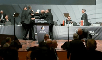 Beşiktaş Divan Kurulu'nda yumruklu saldırı