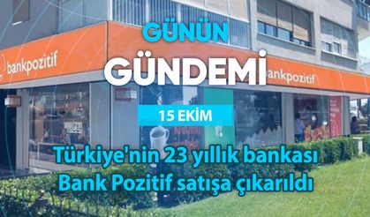 Günün Gündemi (15 Ekim 2025 Çarşamba)