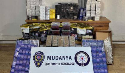 Mudanya'da kaçak tütün operasyonu!