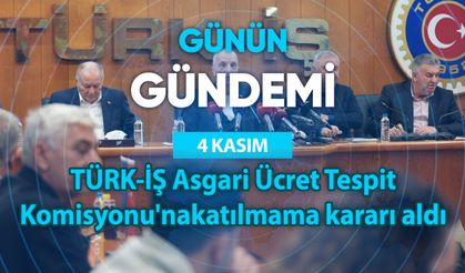 Günün Gündemi (4 Kasım 2025 Salı)