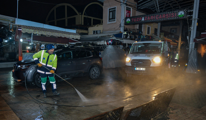 Bursa’nın kalbinde gece mesaisi