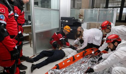 BUSKİ’de gerçeği aratmayan tatbikat