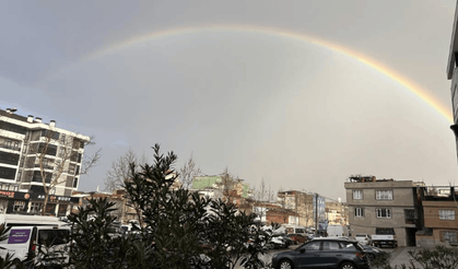 Gökkuşağı hayran bıraktı