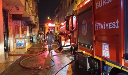 Osmangazi'de korkutan çatı yangını