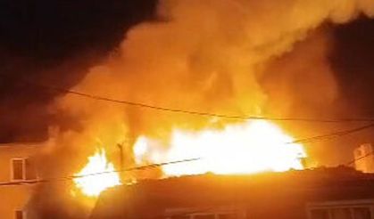 Bursa'da yangın paniği!