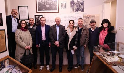 Bursa basını Orhan Kemal Müzesi’ni gezdi