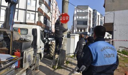 Karacabey'de tek yön uygulaması