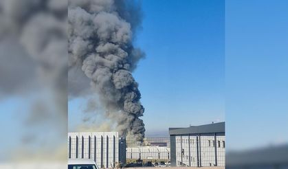 Ankara’da fabrika yangını