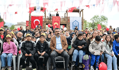 Çocukların bayramı şölene dönüştü