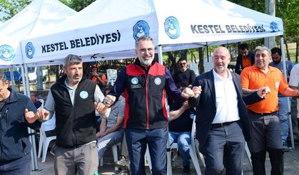 Kestel’de 1 Mayıs coşkuyla kutlandı