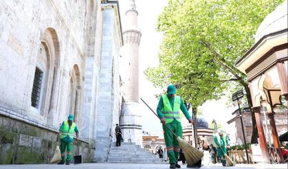 Tarihi alanlarda titiz temizlik