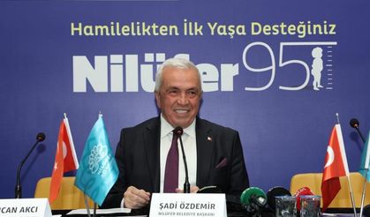 Nilüfer'de anne karnından başlayan destek
