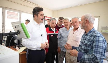 Başkan Özel'den buğday üreticisine destek