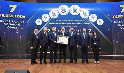 BTSO'dan 7 Yıldızlı Başarı