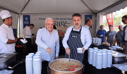 Biba'dan Nilüfer'de aşure ikramı