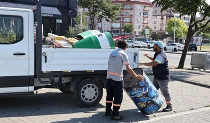 Nilüfer sokaklarında işgal temizliği