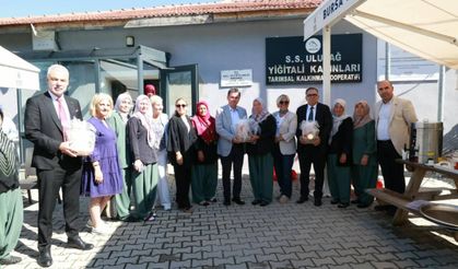 Başkan Aydın üreten kadınların her zaman yanında